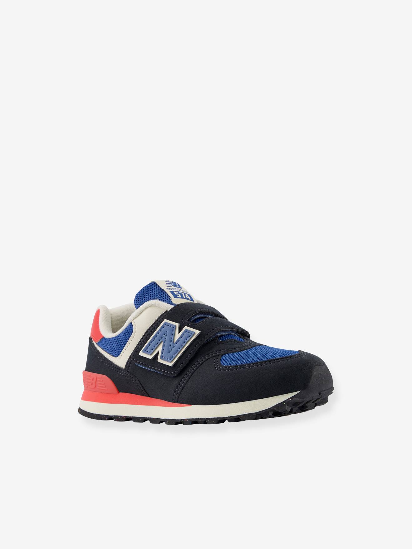 Kindersneakers met klittenband PV574RBT NEW BALANCE® marineblauw