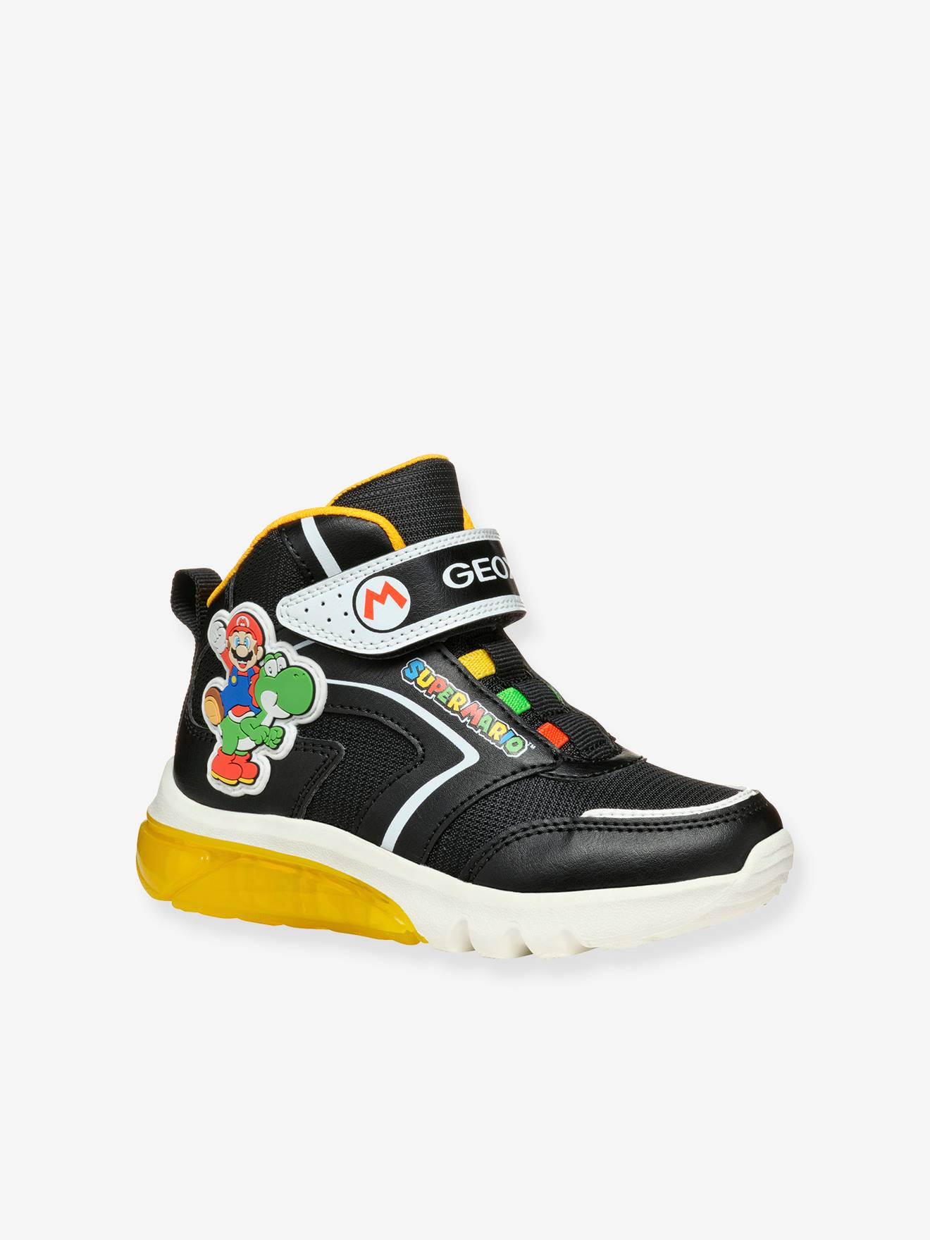 Hoge sneakers met licht J CIBERDRON Boy GEOX® zwart afbeelding