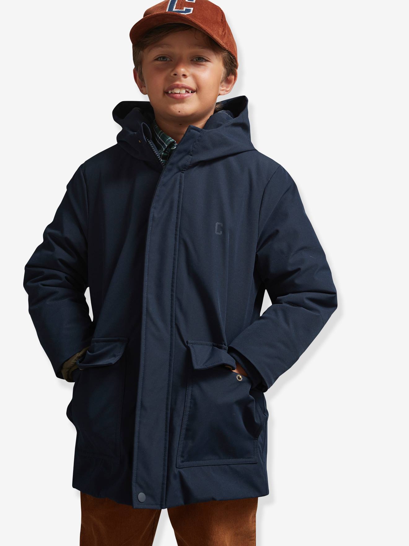 Parka CYRILLUS marineblauw