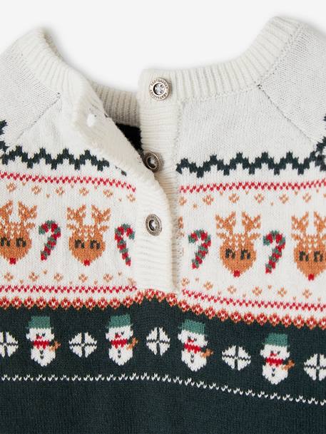 Jacquard kerstmistrui dennen - vertbaudet enfant 