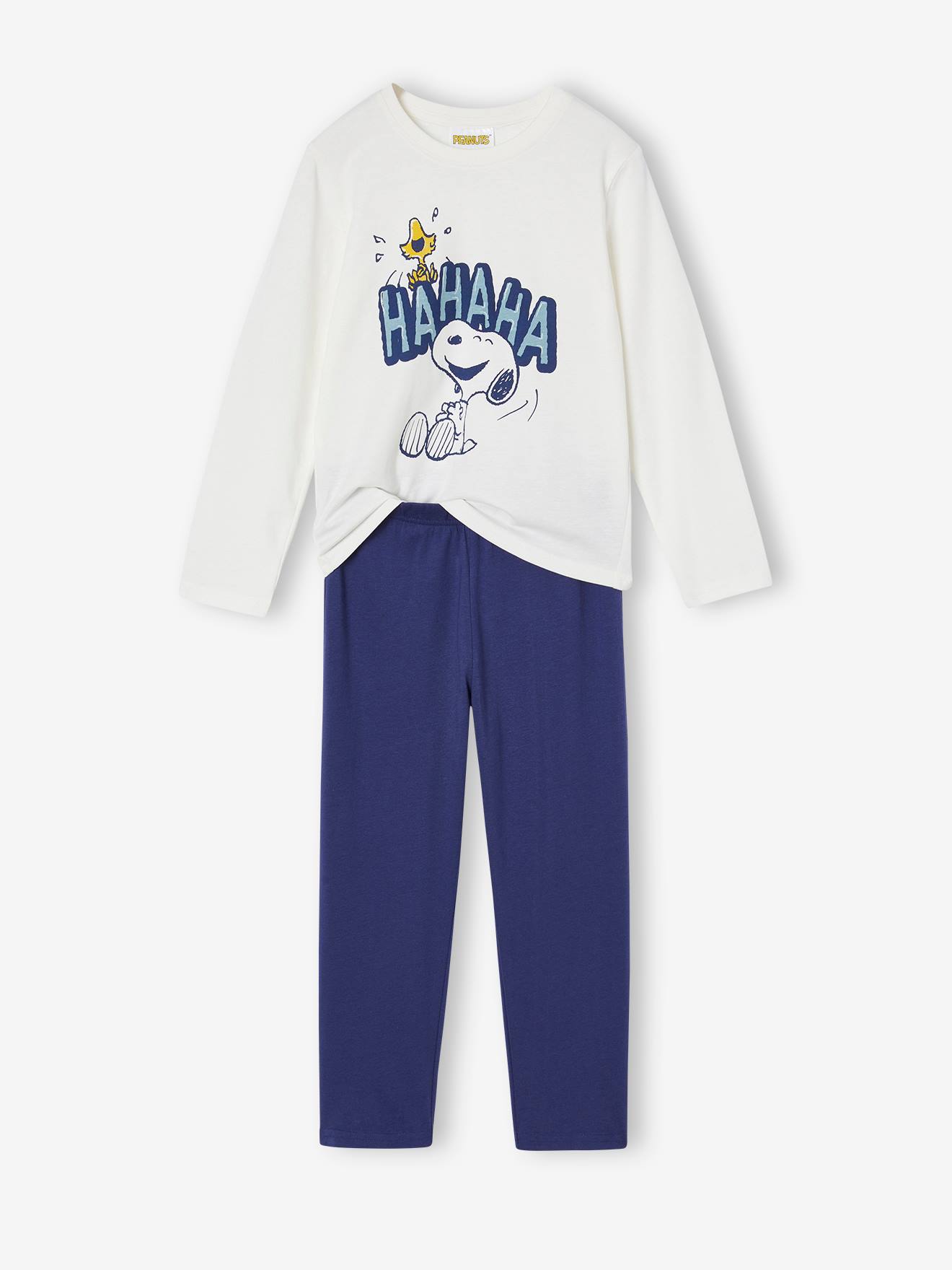 Pyjama jongens Snoopy Peantusยฎ Hahaha nachtblauw