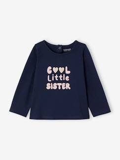 Baby-T-shirt, souspull-Basics baby "cool little sister" T-shirt