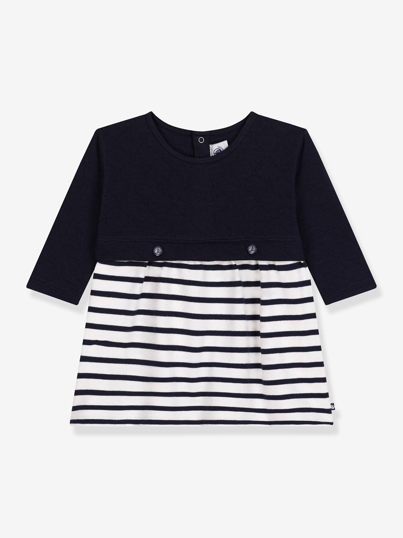 Set met 3 slipjes met hartjes PETIT BATEAU marineblauw