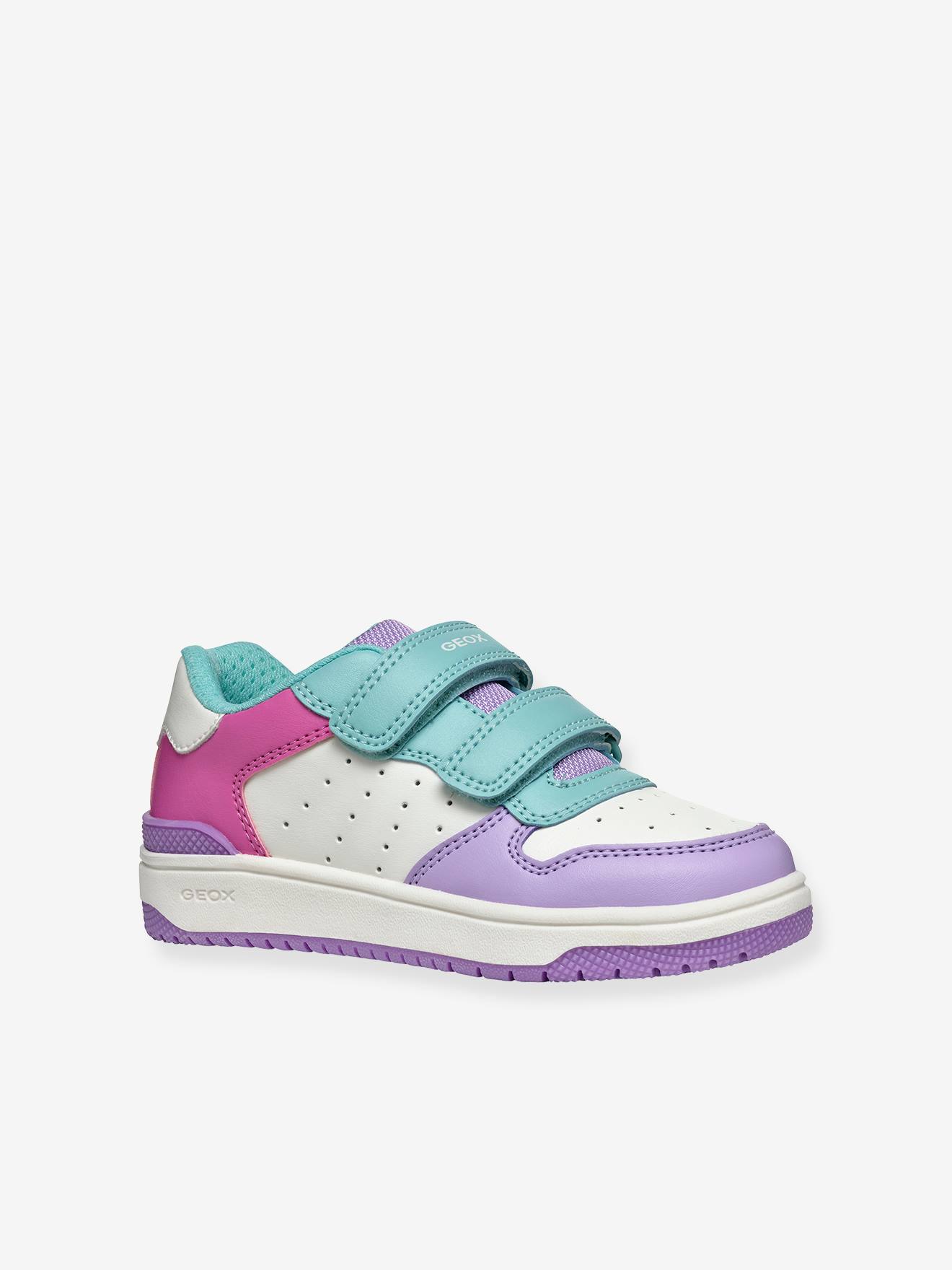 GEOX J WASHIBA GIRL Meisjes Sneakers - LILAC/AQUA - Maat 29