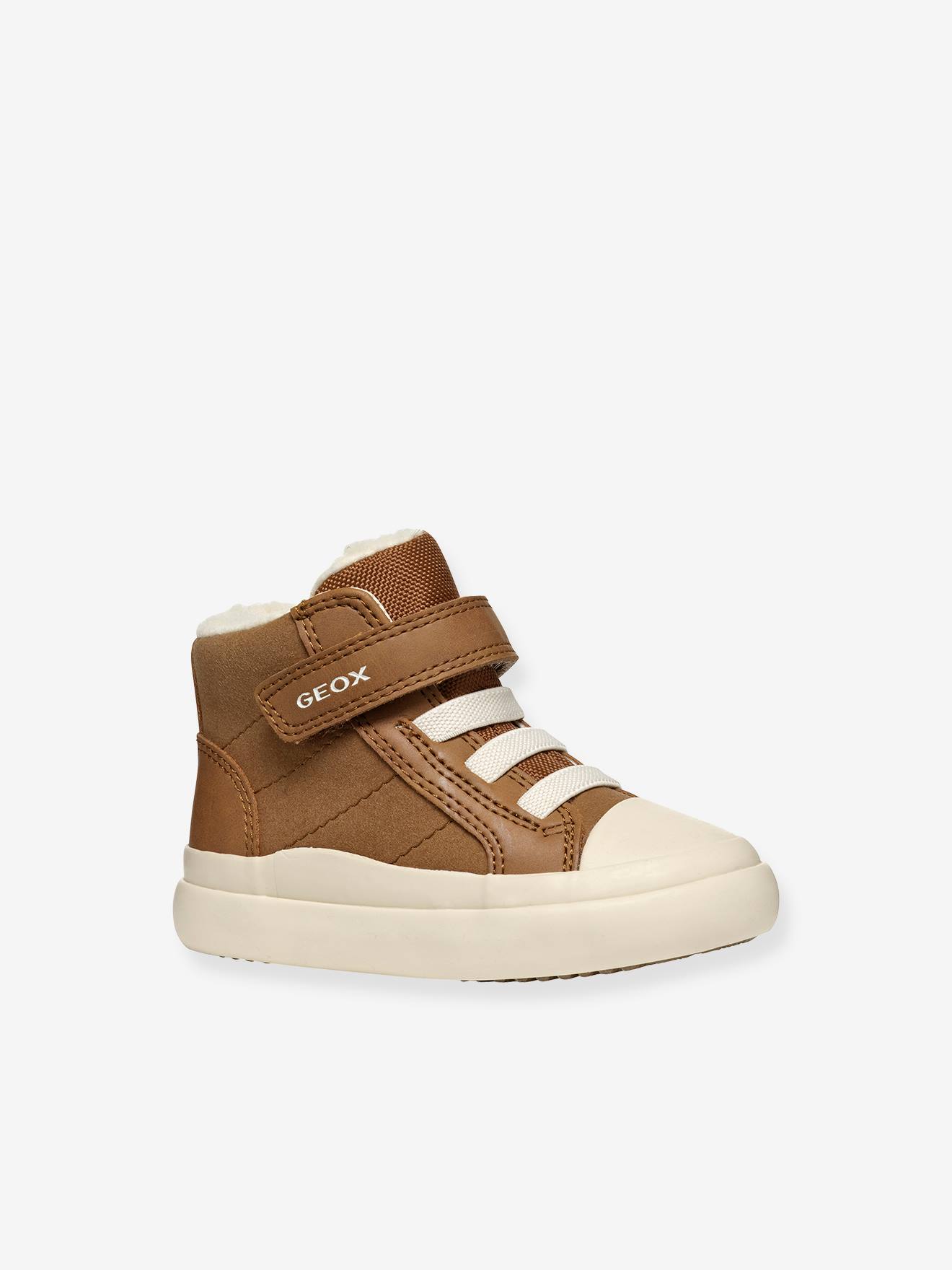 Hoge sneakers met klittenband Gisli baby GEOX® kameel