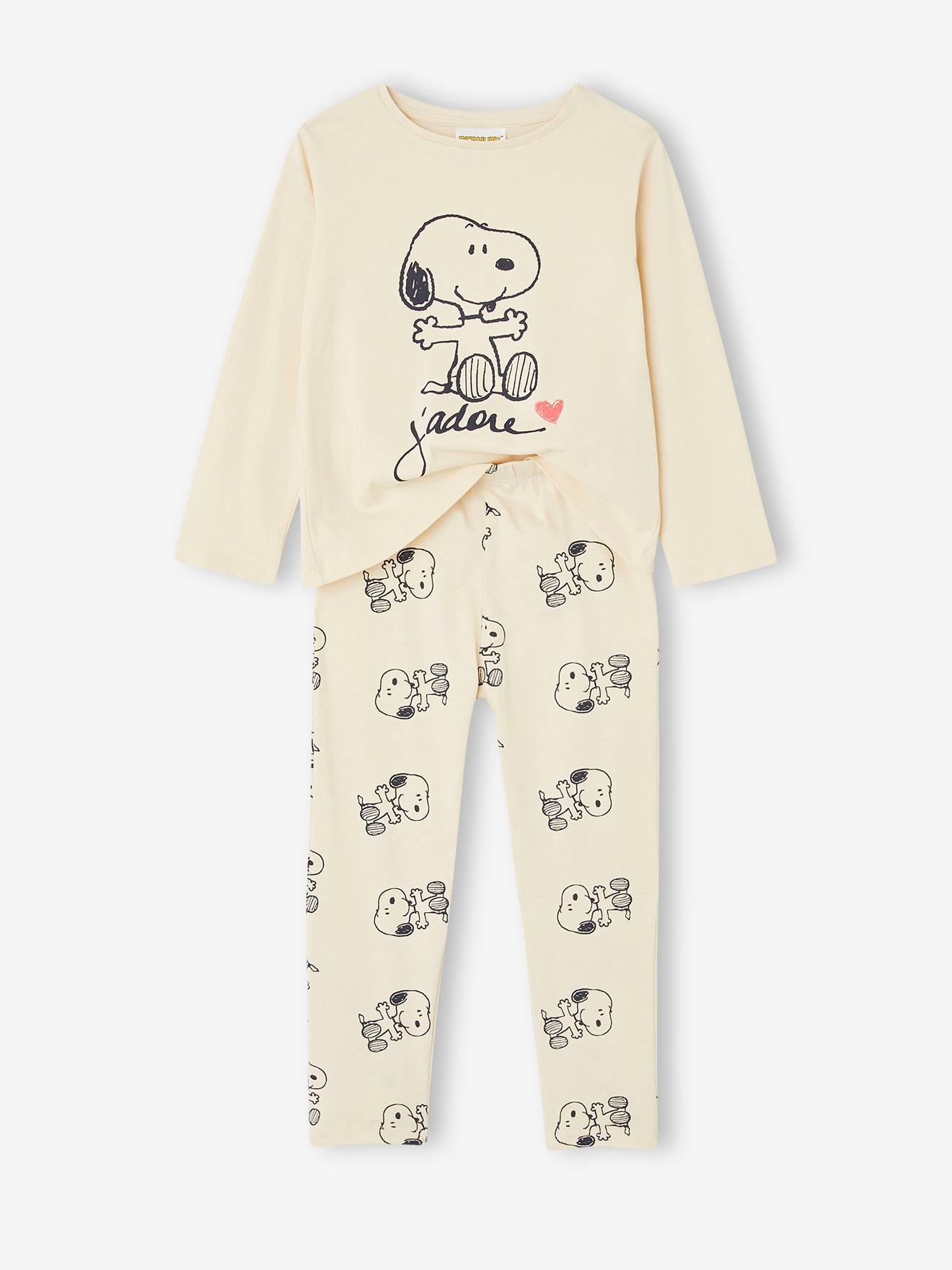 Pyjama meisjes Snoopy Peanuts® vanille