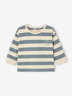 Baby-T-shirt met strepen baby van biokatoen