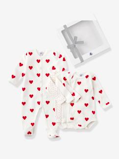 Baby-Geboorte geschenkdoos hartjes PETIT BATEAU