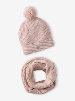 -Set met muts en snood meisjes