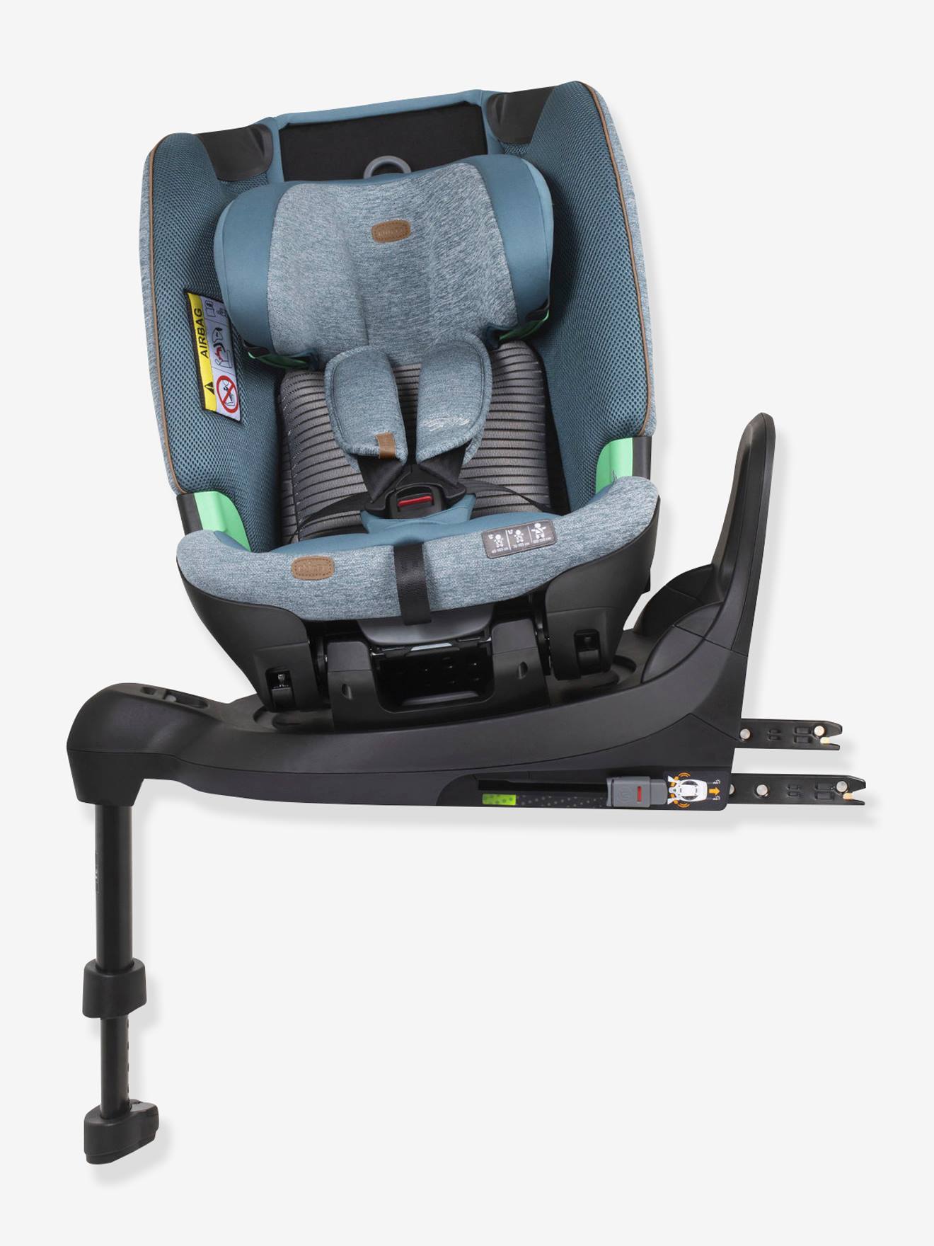 Autostoel CHICCO Bi-Seat i-Size Air 40 à 150 cm, gelijk aan groep 0+/1/2/3 blauw