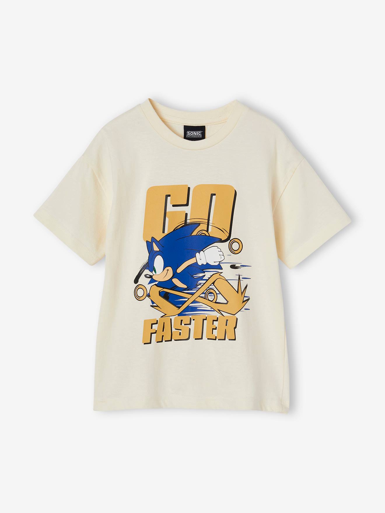 Jongensshirt Sonic® Go Faster ecru