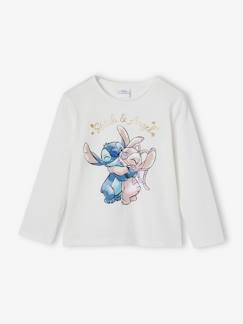 Meisje-Meisjesshirt Disney® Stitch & Angel