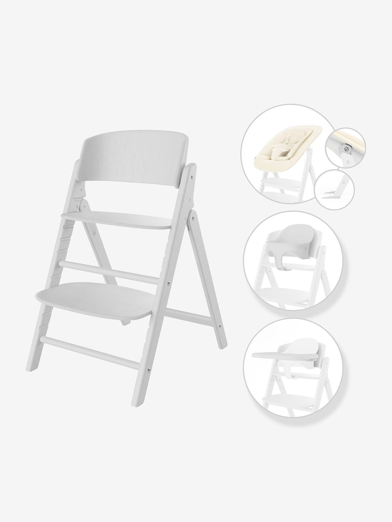 Hoge stoel Click & Fold CYBEX wit
