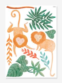 -Stickervel met jungledecor Lilipinso