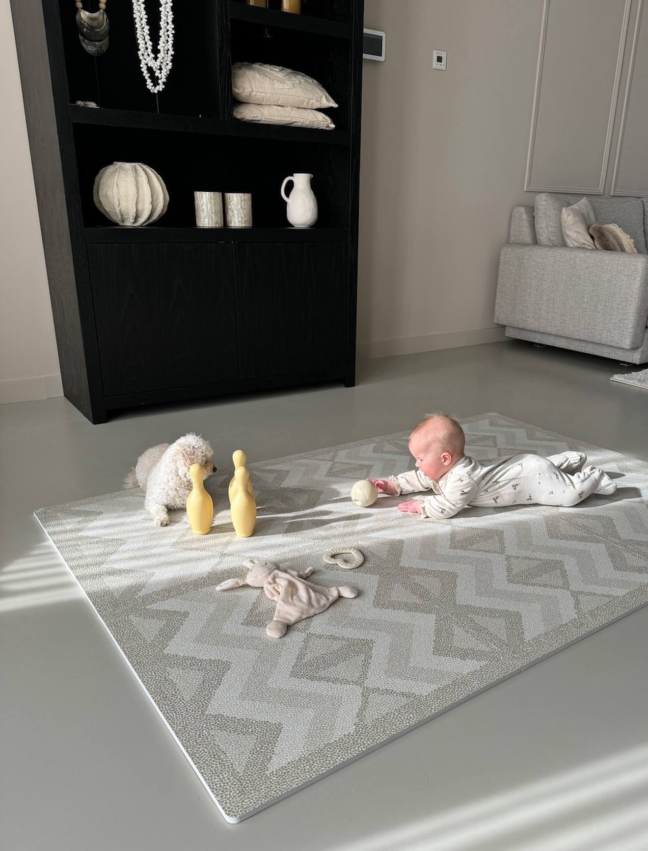 Kilim EEVEVE puzzel speelmat groen