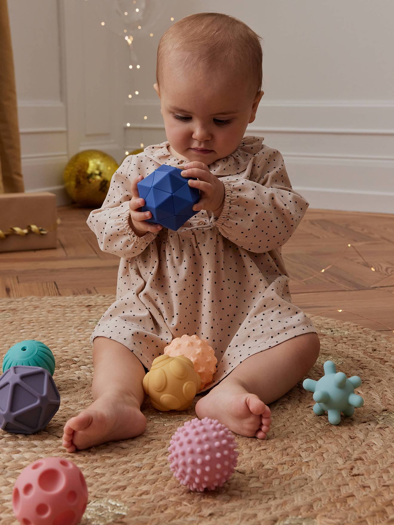 Set van 8 zintuiglijke ballen meerkleurig