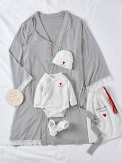 Zwangerschapskleding-Pyjama, voor in huis-Kraampakket voor moeder en baby ENVIE DE FRAISE