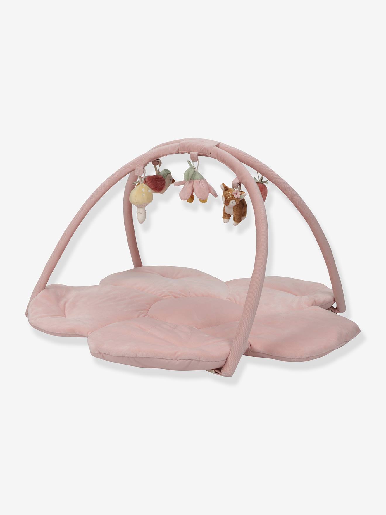 Activiteitenmat met bogen - Fairy garden LITTLE DUTCH roze (poederkleur)