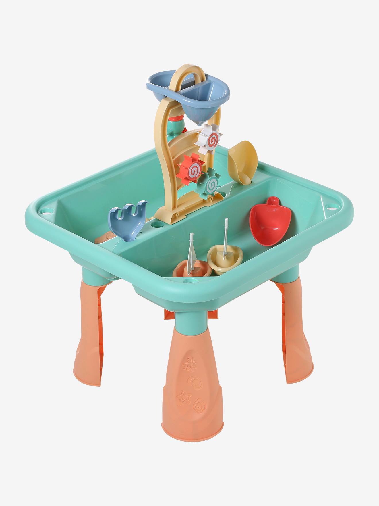 Zand- en water speeltafel meerkleurig