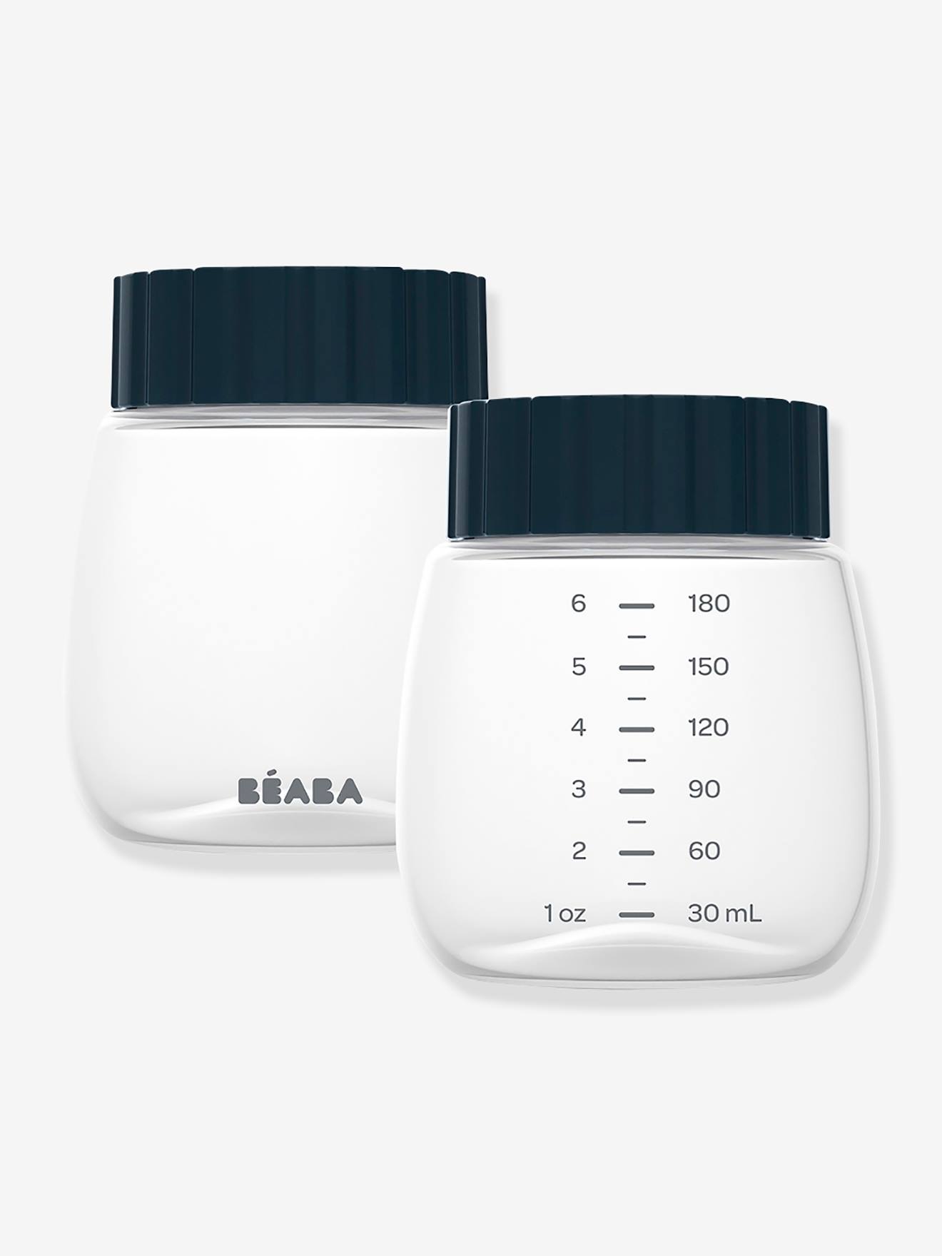 Béaba Moedermelk bewaarflesjes - Melkflesjes voor Borstkolf - BPA-vrij - 2x 180ml