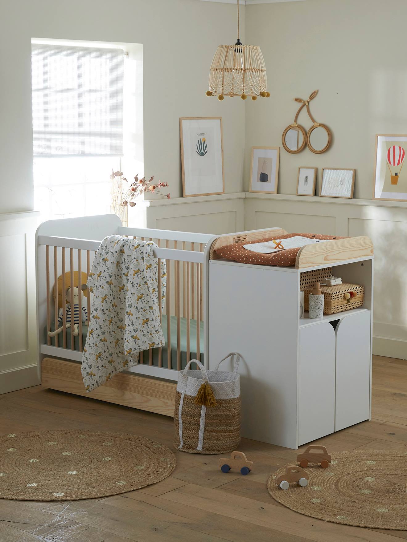 ECLIPSE LINE evolutief combi-bed wit / hout