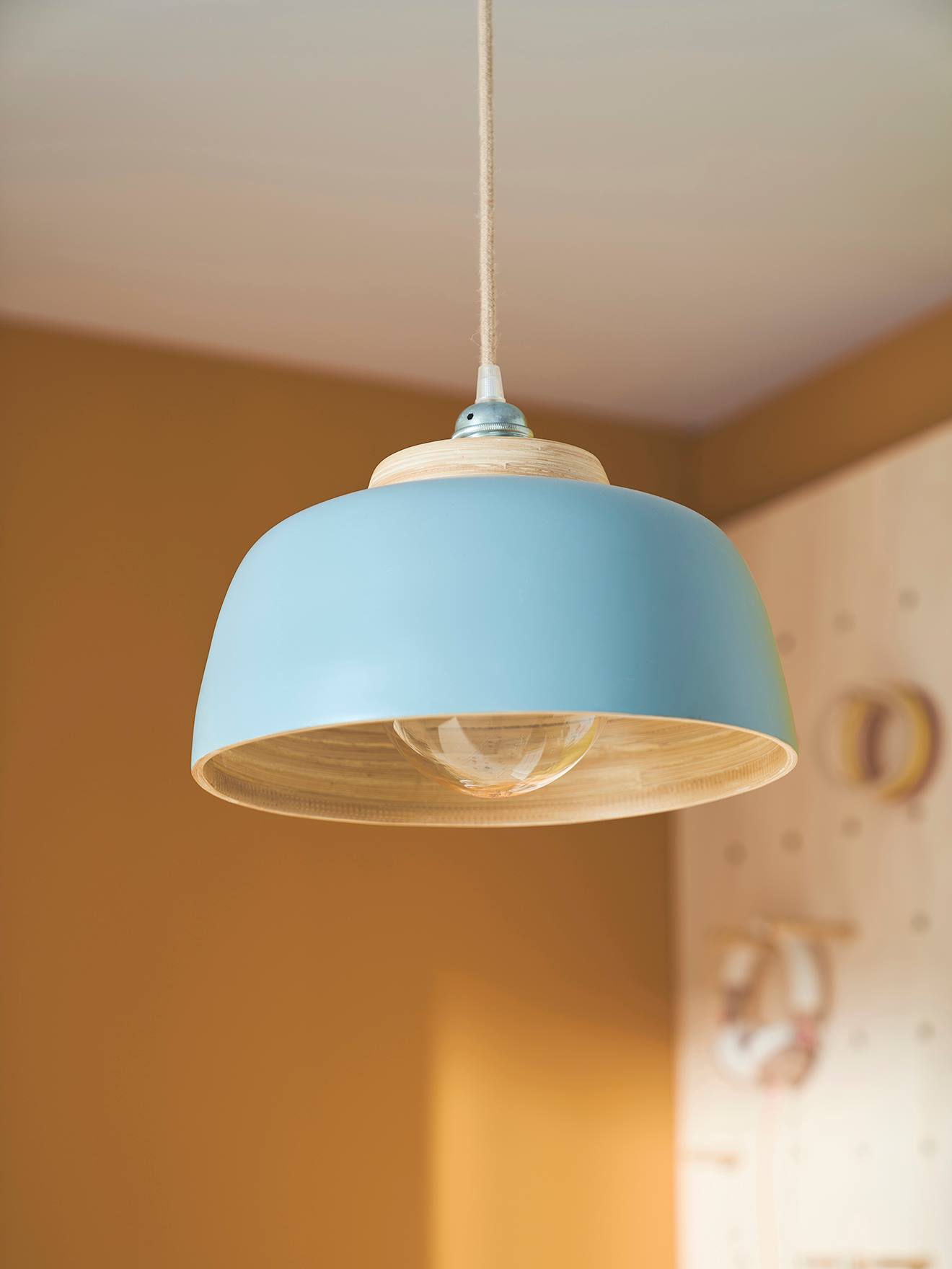 Lampenkap voor ophanging Bamboo groen