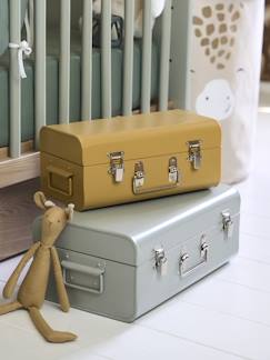 Linnengoed en decoratie-Decoratie-Set van 2 metalen koffers