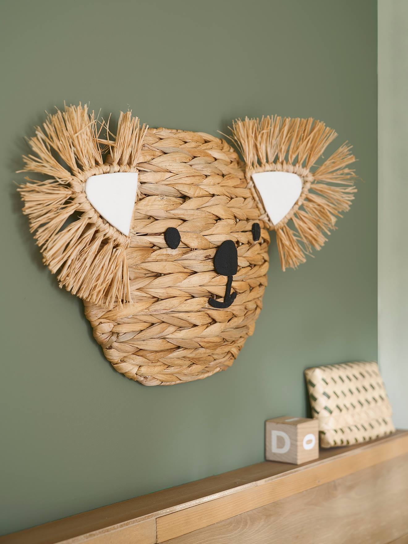 Muurtrofee Koala beige