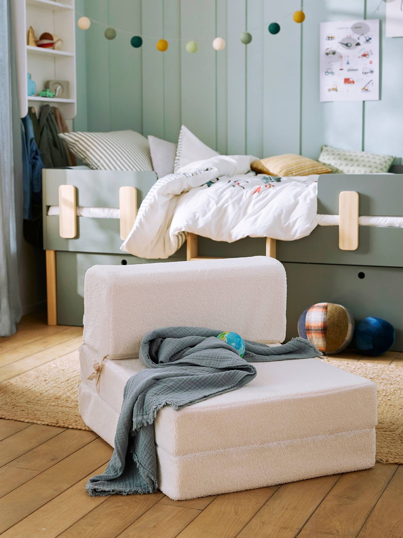 Sherpa bedbank Cocoon ecru