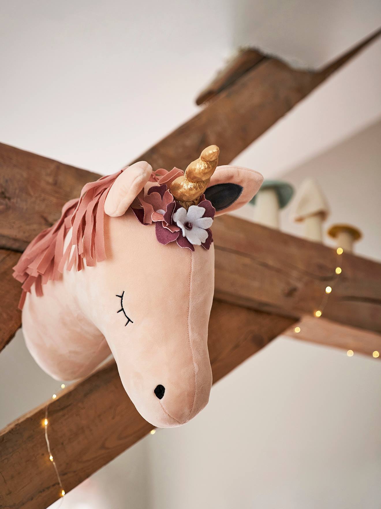 Muureenhoornhoofd roze