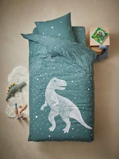 -Hoeslaken voor kinderbed GRAPHIC DINO Oeko-Tex®