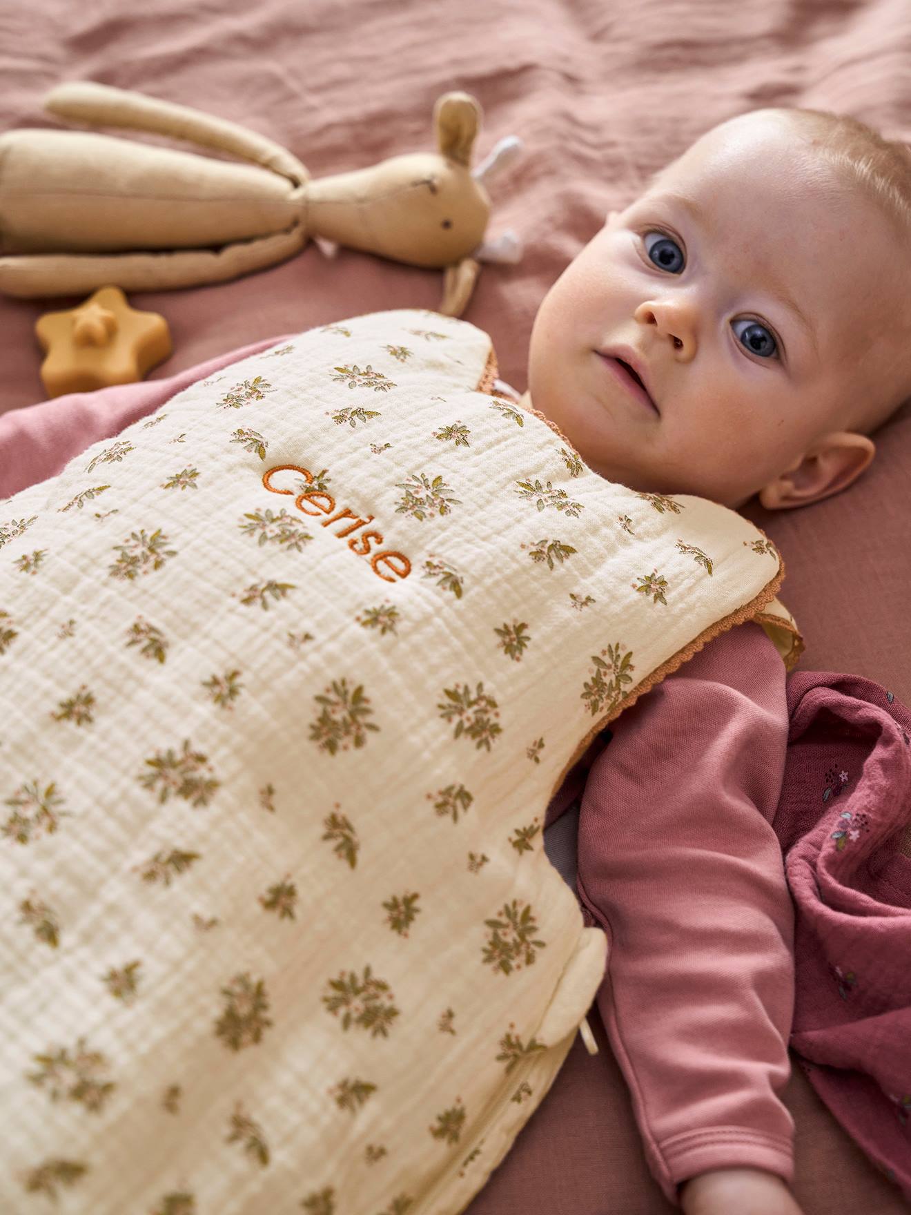 Dekbedhoes baby ONDERWATERWERELD ecru/meerkleurig