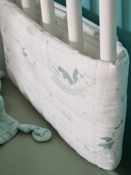 Stootrad bed/box DRAGON meerkleurig - vertbaudet enfant 