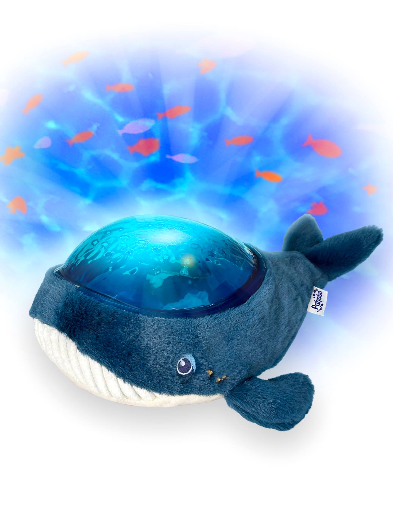 Nachtlampje projector met watereffecten Zeehond Aqua Dream PABOBO blauw