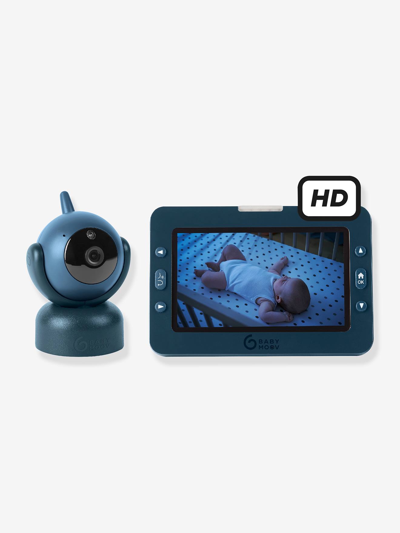 Babyfoon video Yoo Master+ HD - BABYMOOV blauw
