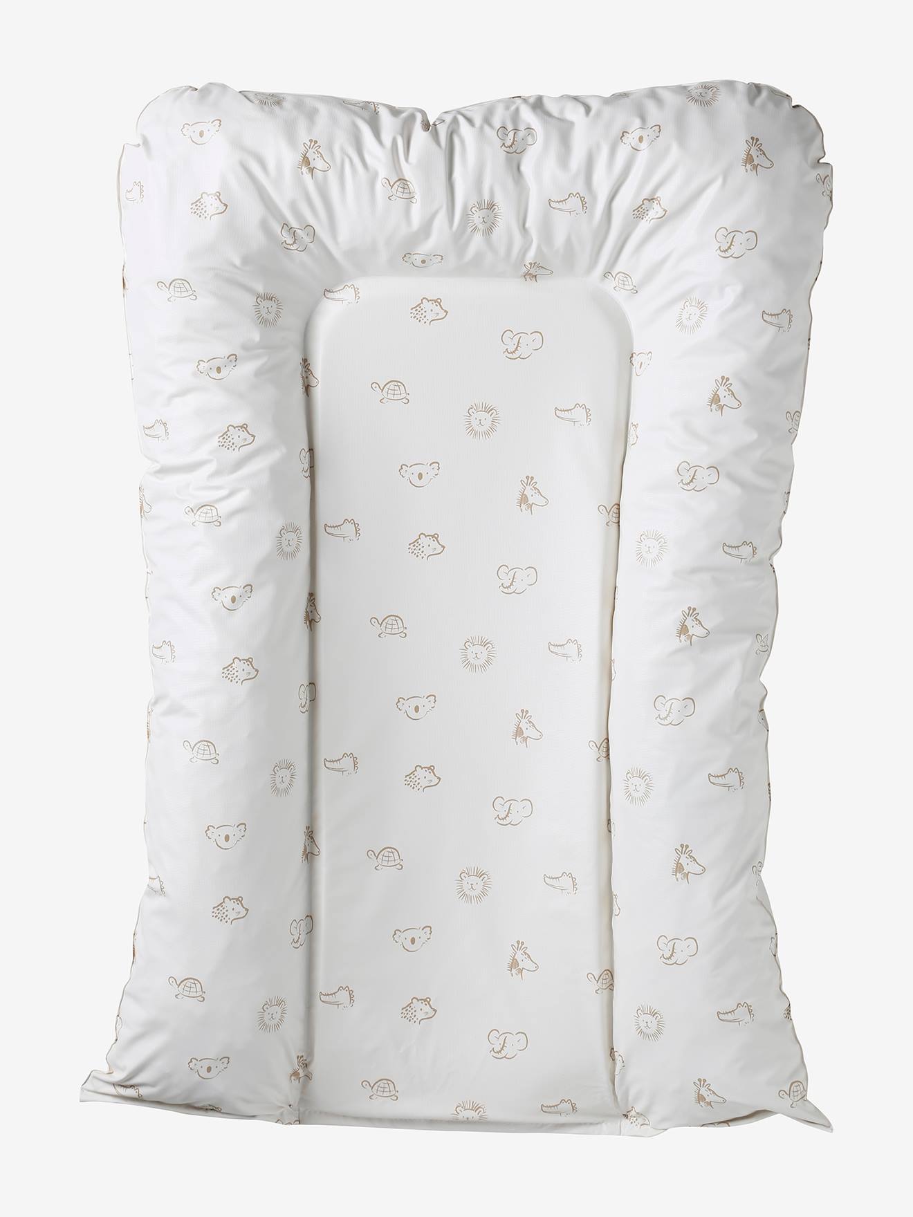 Verschoningsmatras VERTBAUDET Leeuwen welp beige, bedrukt