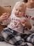 2-delige kerstpyjama voor baby's 'Santy Club' familie-capsulecollectie ecru - vertbaudet enfant 