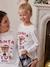 Kerstpyjama voor meisjes 'Santa Club' familie-capsulecollectie ecru - vertbaudet enfant 