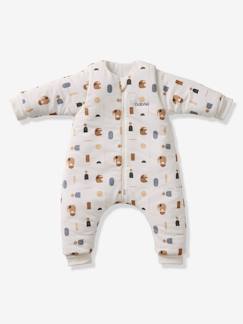 -Jumpsuit met voetjes PETIT ELEPHANT, afneembare lange mouwen