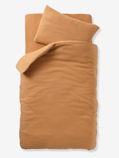 Linnengoed en decoratie-Baby beddengoed-Dekbedovertrek-Babyset dekbedovertrek + kussensloop effen in biologisch katoenen gaas*