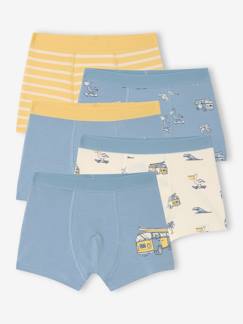 Jongens-Ondergoed-Slipje, boxershort-Set van 5 stretch boxershorts voor jongens