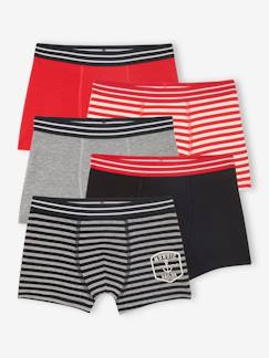 Jongens-Vertbaudet bio collectie: 5-pack jongens boxershorts SAILOR