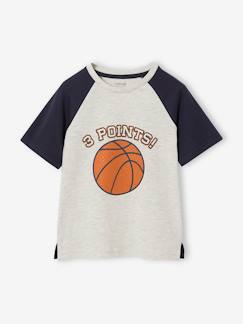-Sportshirt voor jongens met reliëf-effect
