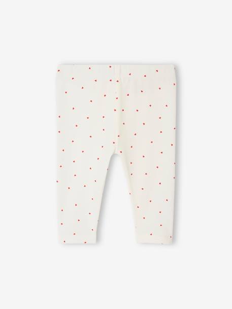Set van 2 basic babyleggings marineblauw+saliegroen - vertbaudet enfant 