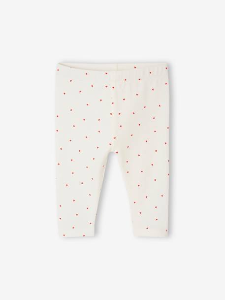 Set van 2 basic babyleggings marineblauw+saliegroen - vertbaudet enfant 