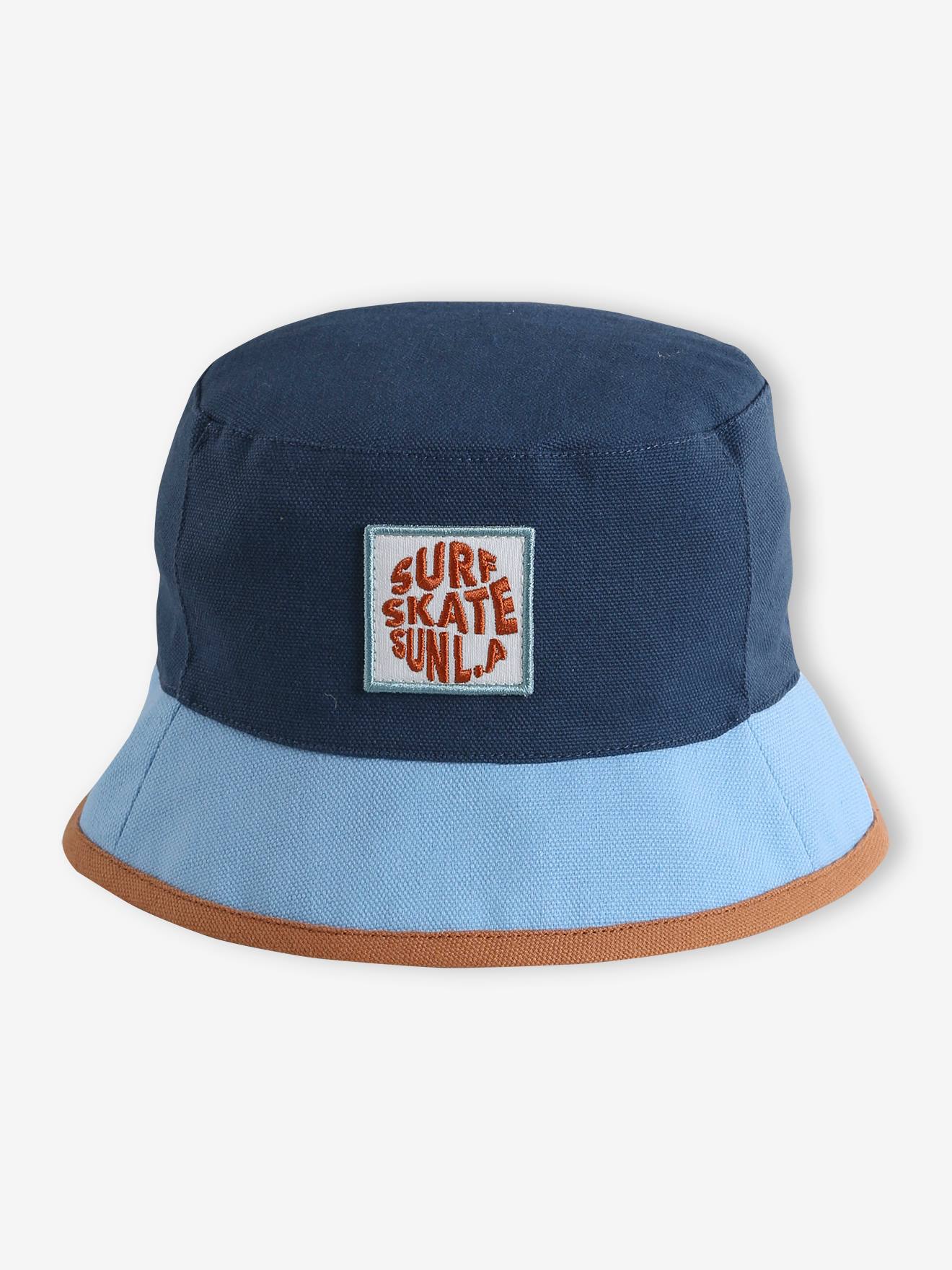 Colorblock jongenssweater VERTBAUDET blauw