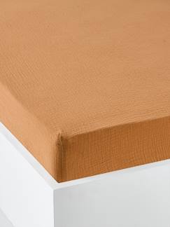 Linnengoed en decoratie-Baby beddengoed-Hoeslakens-Baby dekbedovertrek effen in biologisch katoenen gaas*
