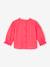 Meisjesblouse met ruches van Engels borduurwerk lichtroze+snoepjesroze+wit - vertbaudet enfant 