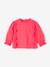Meisjesblouse met ruches van Engels borduurwerk lichtroze+snoepjesroze+wit - vertbaudet enfant 