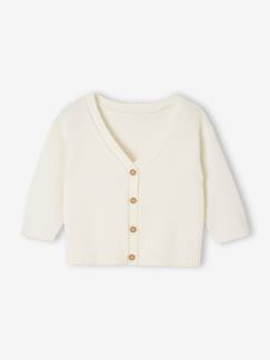 -Cardigan voor jongens in fijn breiwerk